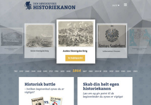 Hjemmesiden Soenderjysk Historiekanon