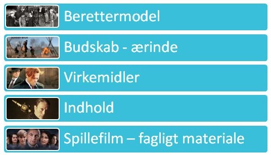 3.3 Fokuspunkter ved arbejde med historiske spillefilm